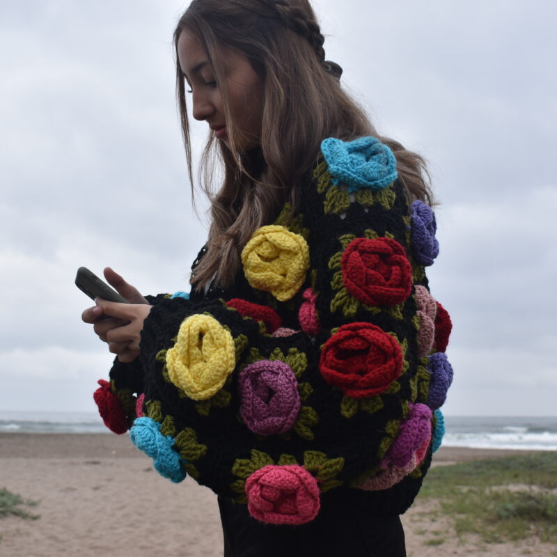 Cardigan Flores para mi