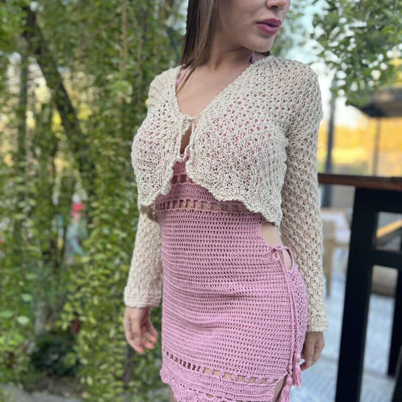 Tapadito corto de algodón