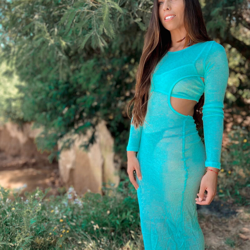 Vestido de hilo calipso