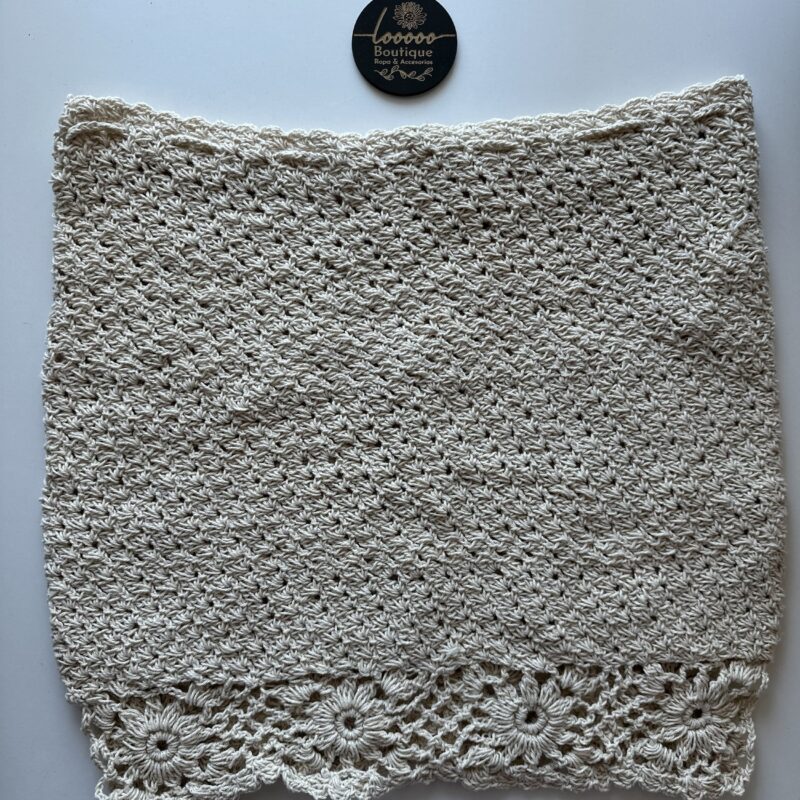 Minifalda color crudo